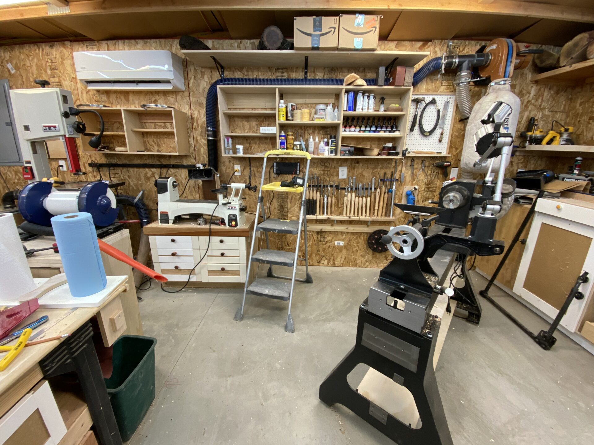 AB Woodworking Office View With Tools