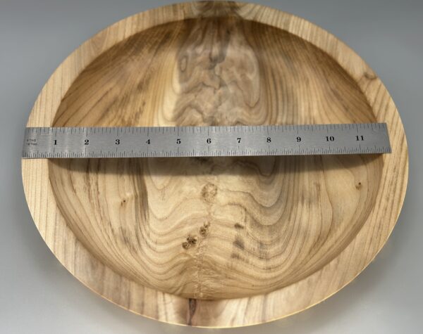 Large, Shallow Maple Crotch Bowl Top Measurement