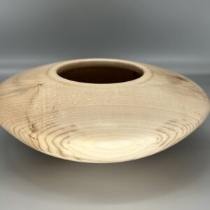 Wide Maple Hollow Form made up of maple