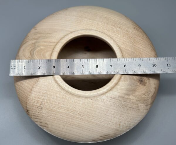 Measurement of Wide Maple Hollow Form